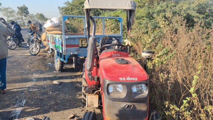 જસદણ નજીક માર્ગ અકસ્માતમાં જૈન સાધ્વીજી કાળધર્મ પામ્યા : અન્ય બે સાધ્વીજી ઈજાગ્રસ્ત