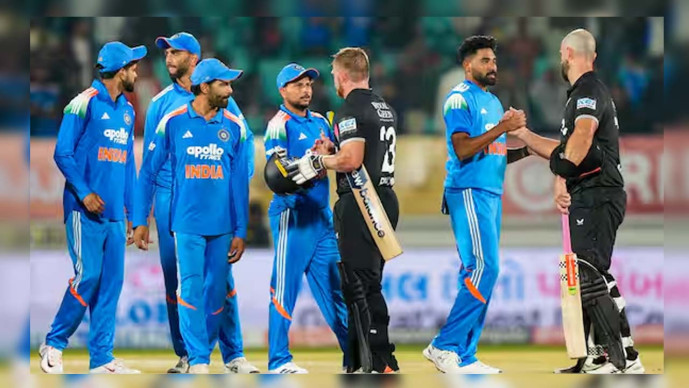 રાજકોટ વનડેમાં ન્યૂઝીલેન્ડ સામે ભારતની હાર : શ્રેણી ૧-૧ થી સરભર